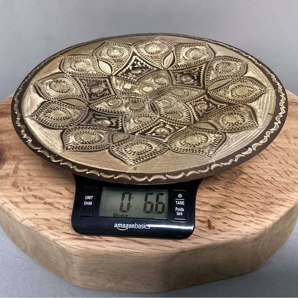 Vintage - Etched Copper Plate Decor Piece - Beautifully Crafted Collectible - Picture 10 of 10